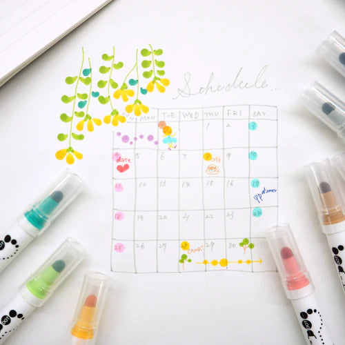 Kuretake - Pack 12 Rotuladores - ZIG Clean Color Dot
