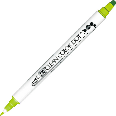 Kuretake - Rotulador - ZIG Clean Color Dot - Kiwi