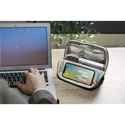 Kokuyo - Bolso 2 en 1 - Beige - Stand Tool Pouch