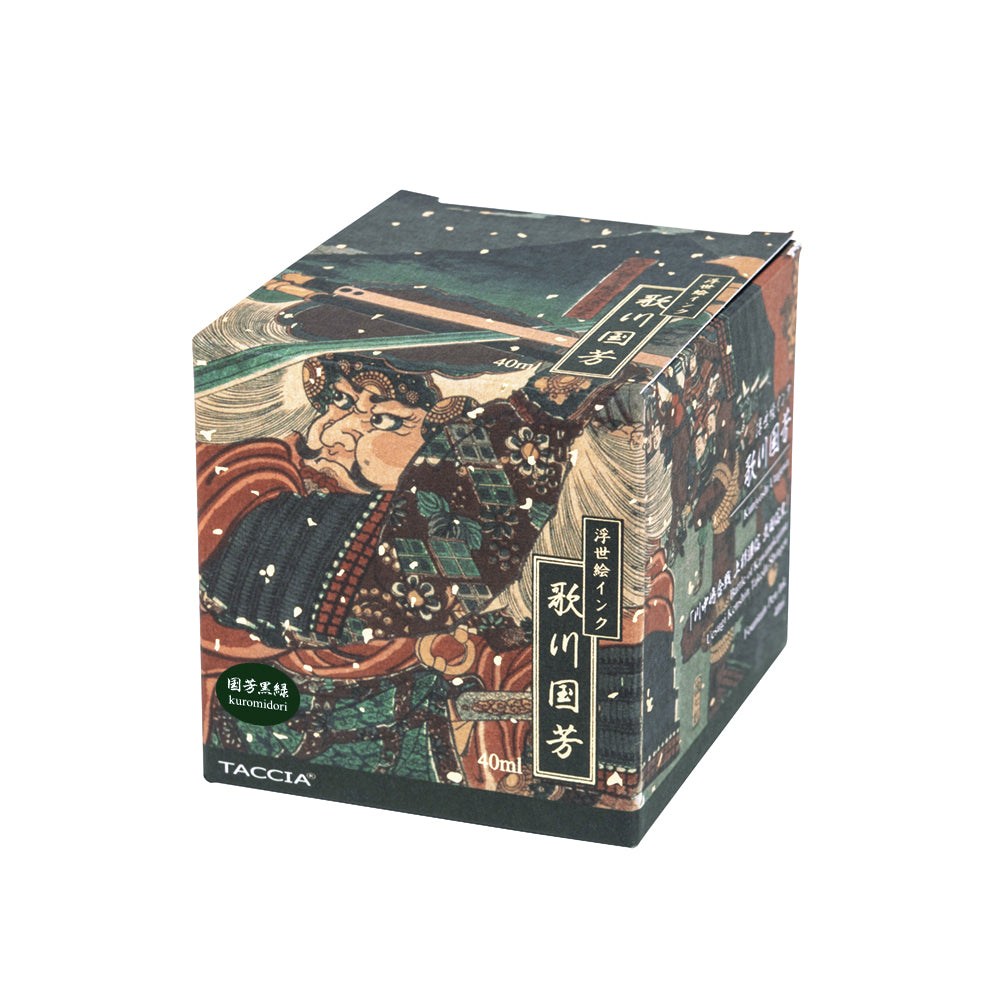 Taccia - Tintero Ukiyo-e 40 ml - Black Green - Kuniyoshi