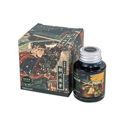Taccia - Tintero Ukiyo-e 40 ml - Black Green - Kuniyoshi