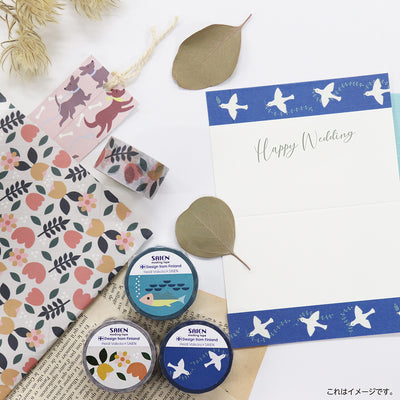 SAIEN - Washi Tape - Flores TR4013