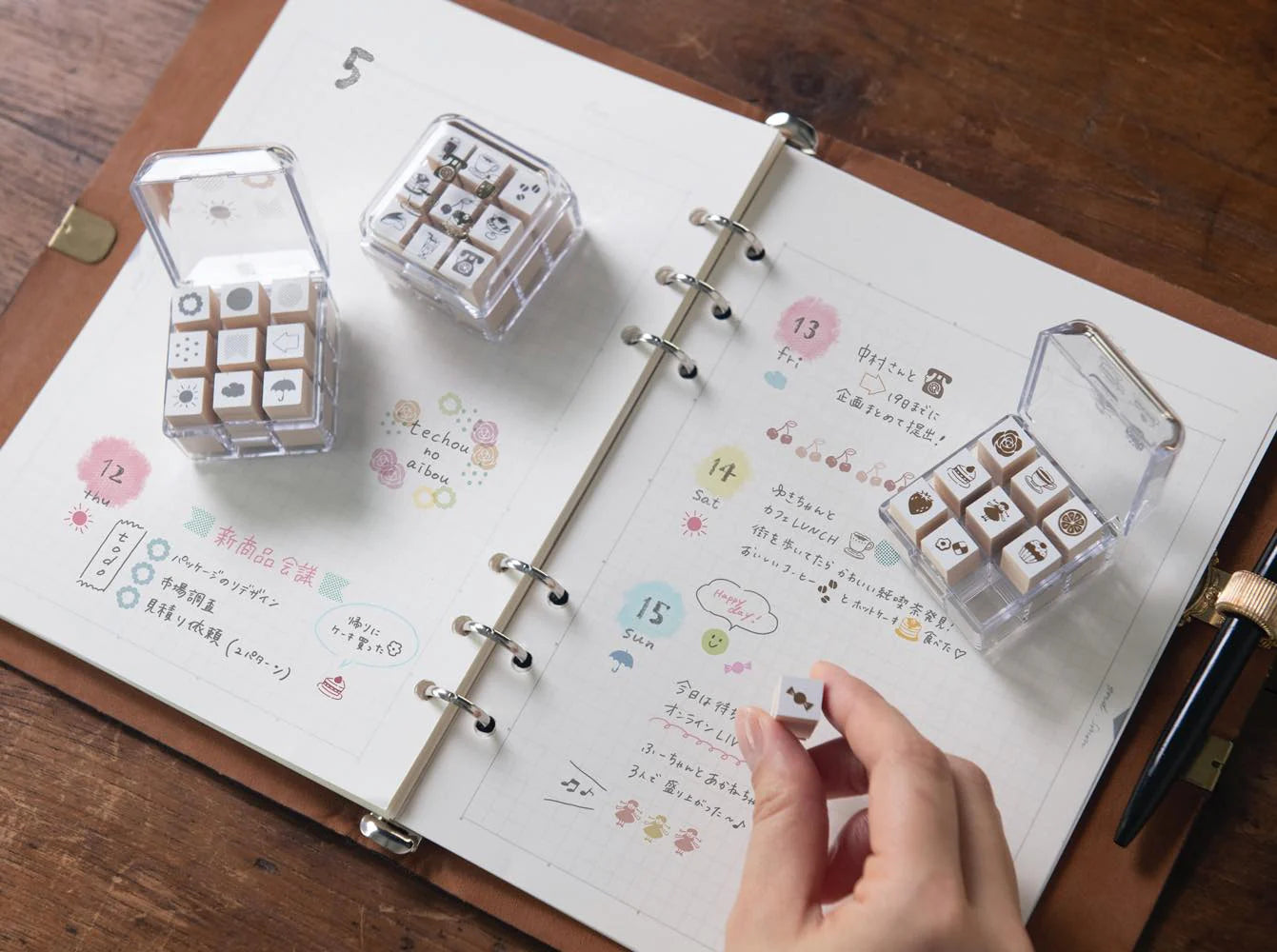 Beverly - Set Sellos de Goma - Junkissa - Techo no Aibo