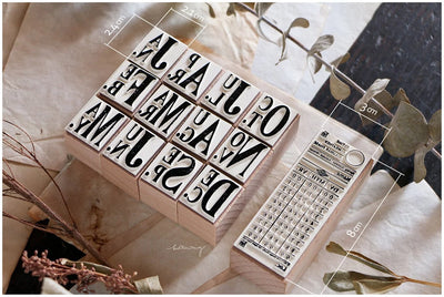 LCN - Set 13 Sellos de Madera - Ticket Stamp Set