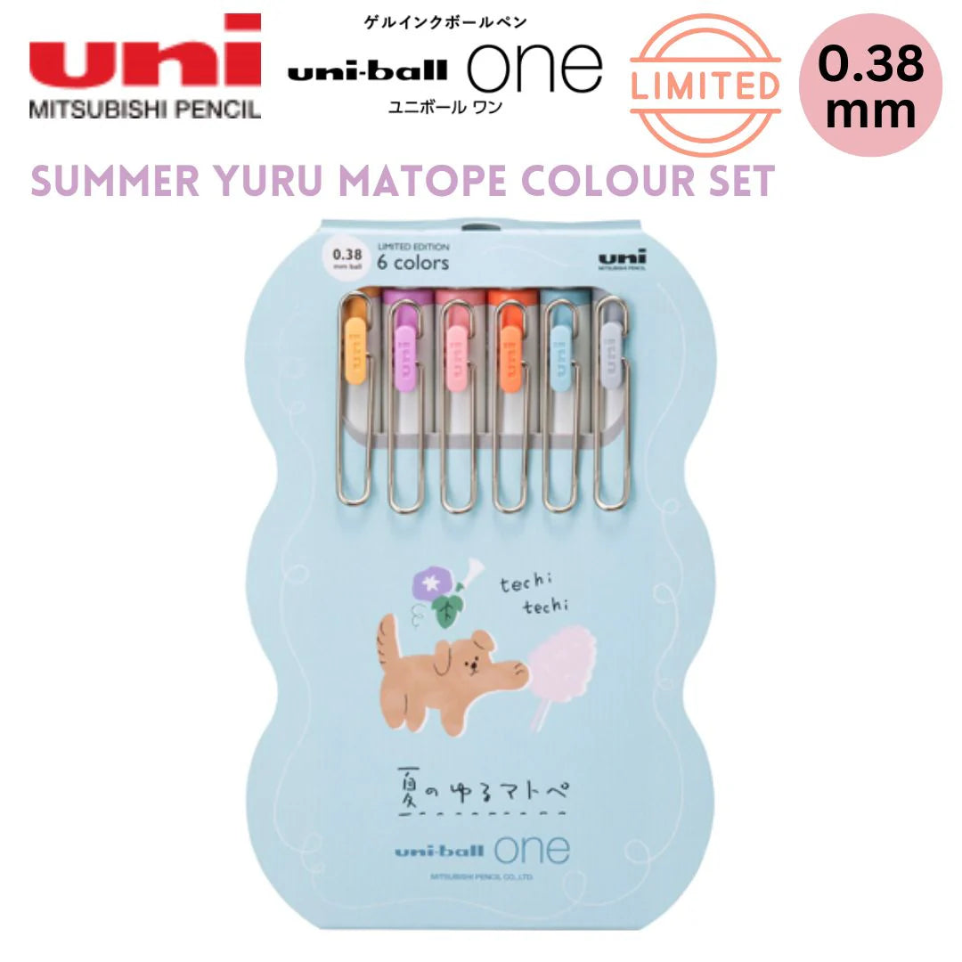 Mitsubishi Uni - Bolígrafo 0.38 mm - Puppy - UniBall One Yuru Matope