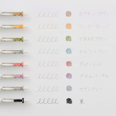 Mitsubishi Uni - Set 8 Bolígrafos 0.38 mm - UniBall One - Fika Color