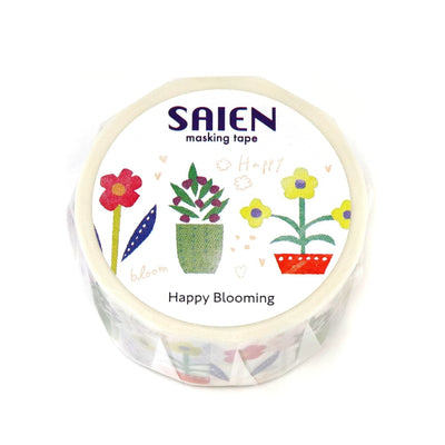 SAIEN - Washi Tape - Happy Blooming UR-4060