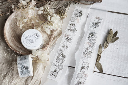 Black Milk Project - Washi Tape Troquelado - Monochrome Girls