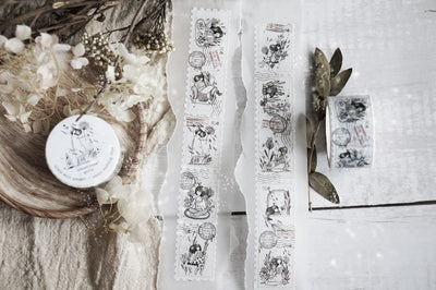 Black Milk Project - Washi Tape Troquelado - Monochrome Girls