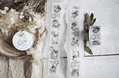 Black Milk Project - Washi Tape Troquelado - Monochrome Girls