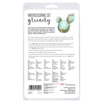 Tombow - Watercoloring - Set Greenery