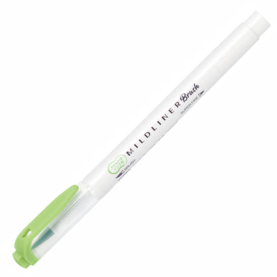 Zebra - Marcador Punta Pincel - MILDLINER - Green
