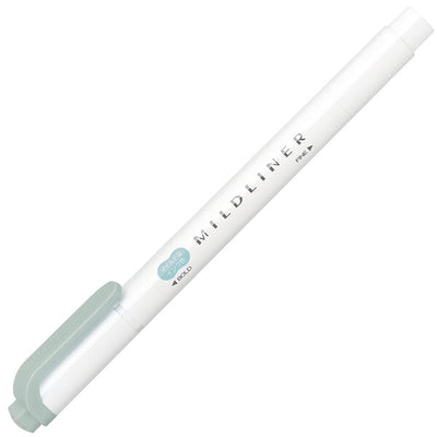 Zebra - Marcador Punta Doble - MILDLINER - Mild Mint