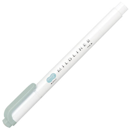 Zebra - Marcador Punta Doble - MILDLINER - Mild Mint