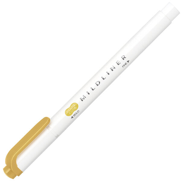 Zebra - Marcador Punta Doble - MILDLINER - Mild Mimosa Yellow