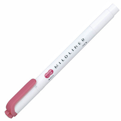 Zebra - Marcador Punta Doble - MILDLINER - Red