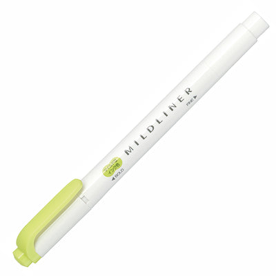 Zebra - Marcador Punta Doble - MILDLINER - CitrusGreen