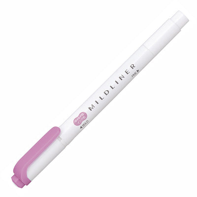 Zebra - Marcador Punta Doble - MILDLINER - Magenta