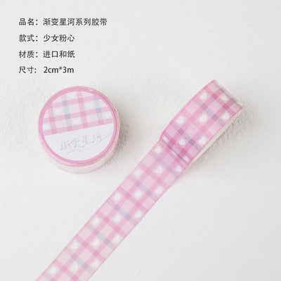 Ayron - Washi tape - Cuadros Rosa