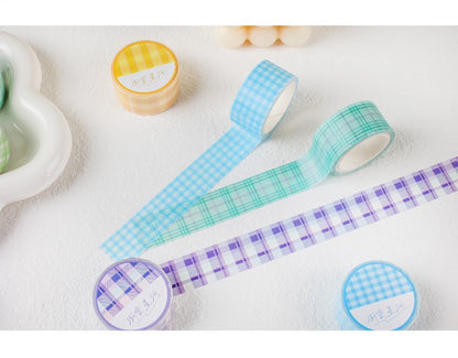 Ayron - Washi tape - Cuadros Verde