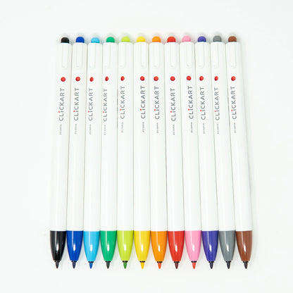 Zebra - Set 12 Rotuladores - CLICKART Standard