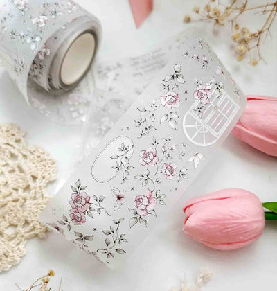 Leela Journals - Washi Tape 50mm - Field of Roses (Precortado)