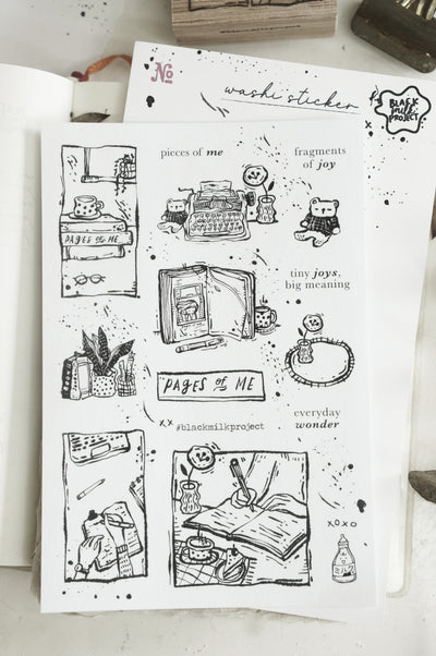 Black Milk Project - Hoja de Pegatinas - Pages of me