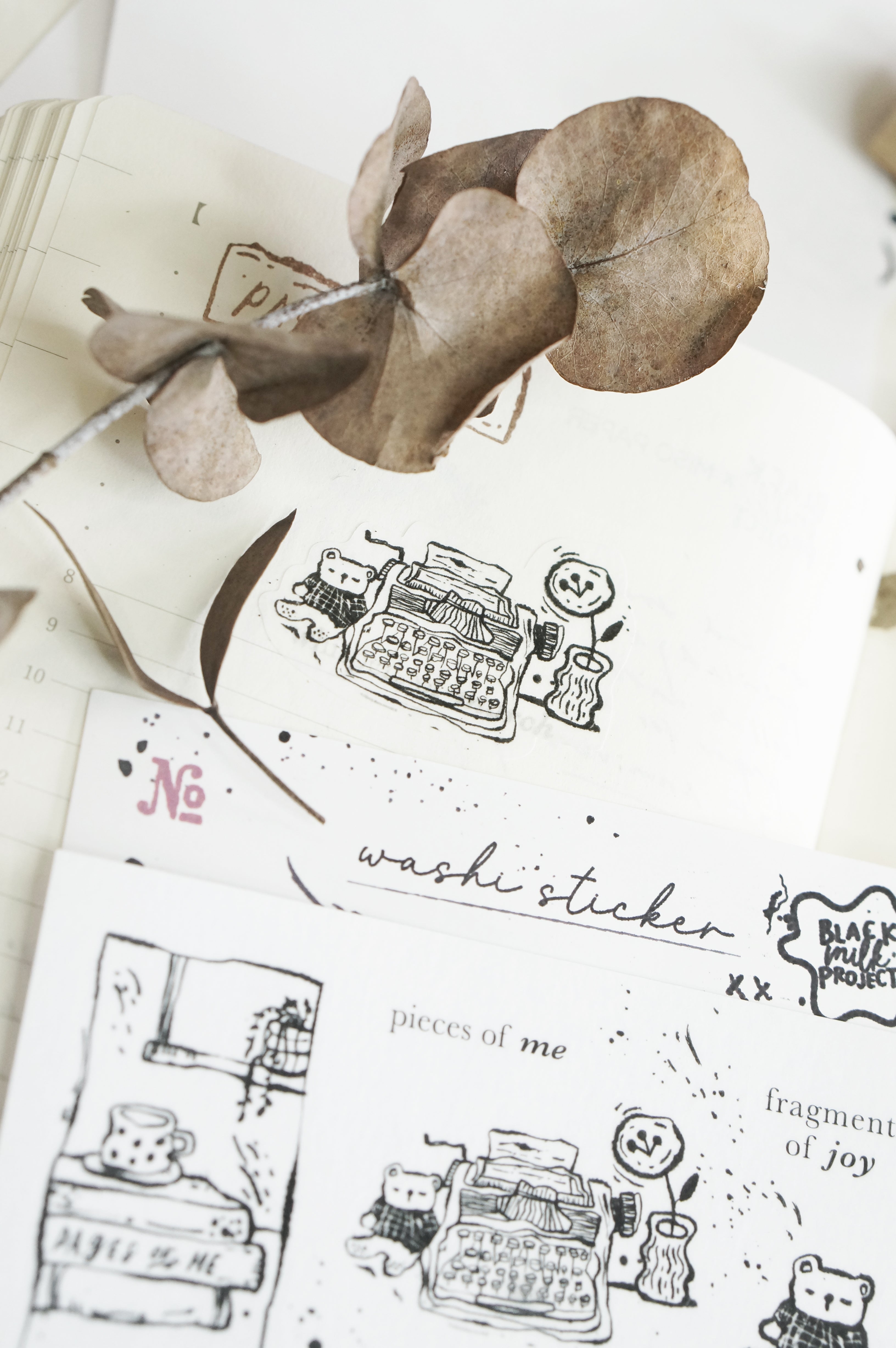 Black Milk Project - Hoja de Pegatinas - Pages of me