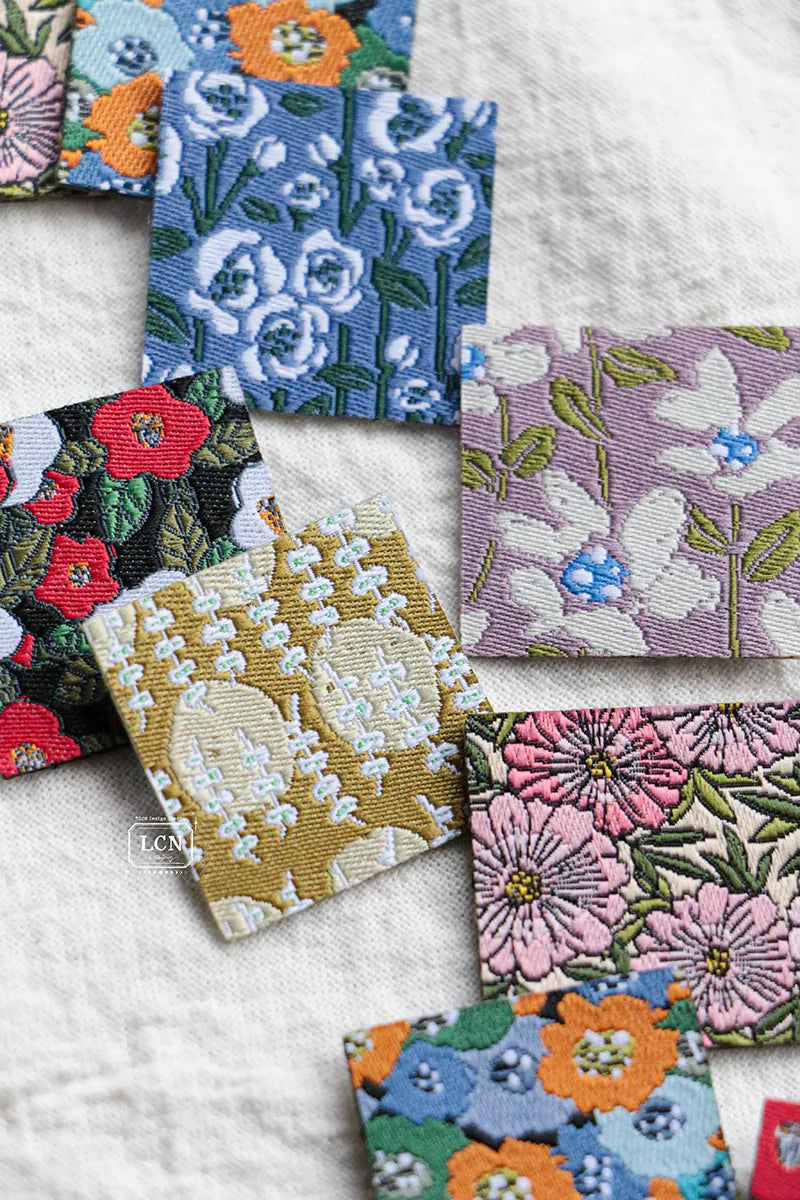 LCN - Set de 6 pegatinas tejidas
