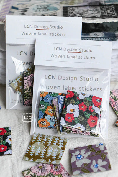 LCN - Set de 6 pegatinas tejidas