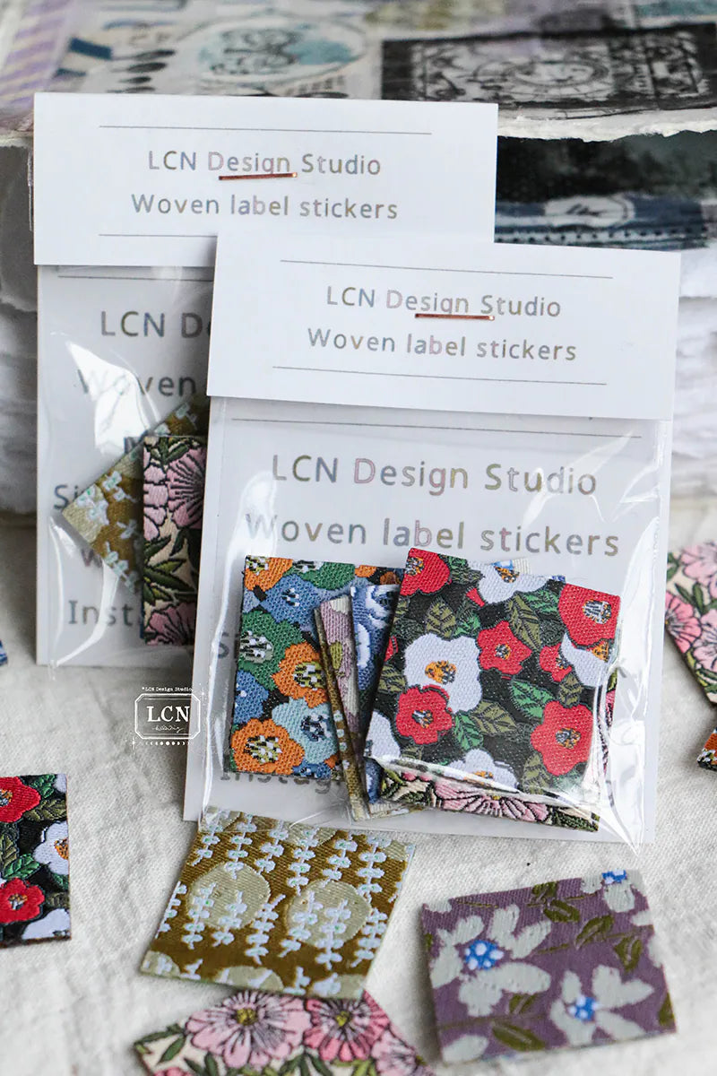 LCN - Set de 6 pegatinas tejidas