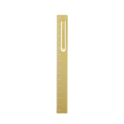 Kutsuwa - Regla Clip Aluminio 15 cm - Gold - HASARULA