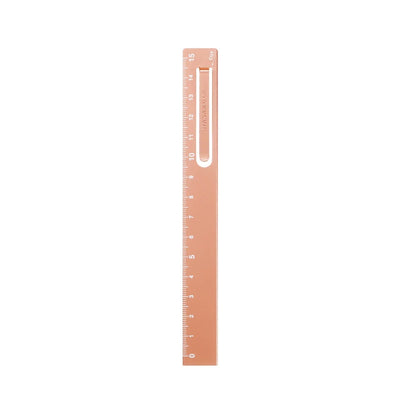 Kutsuwa - Regla Clip Aluminio 15 cm - Pink - HASARULA