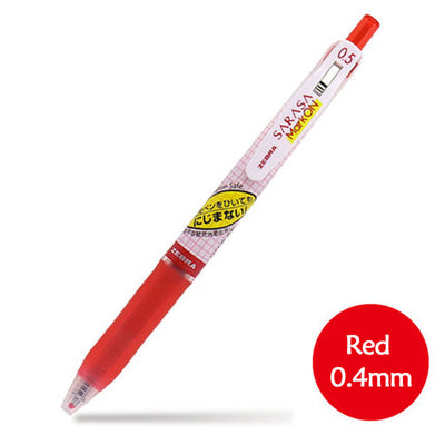 Zebra - Bolígrafo 0.4mm SARASA - MarkON - Rojo