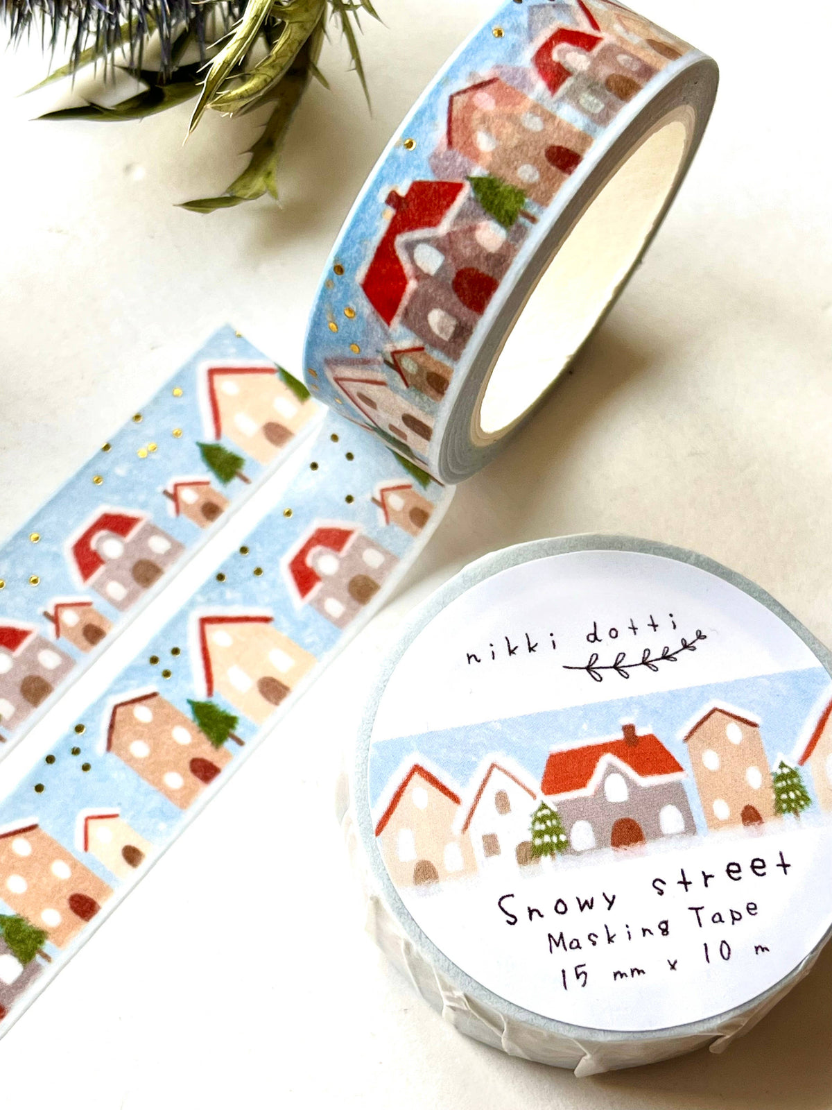 Nikki Dotti - Washi tape - Snowy Street