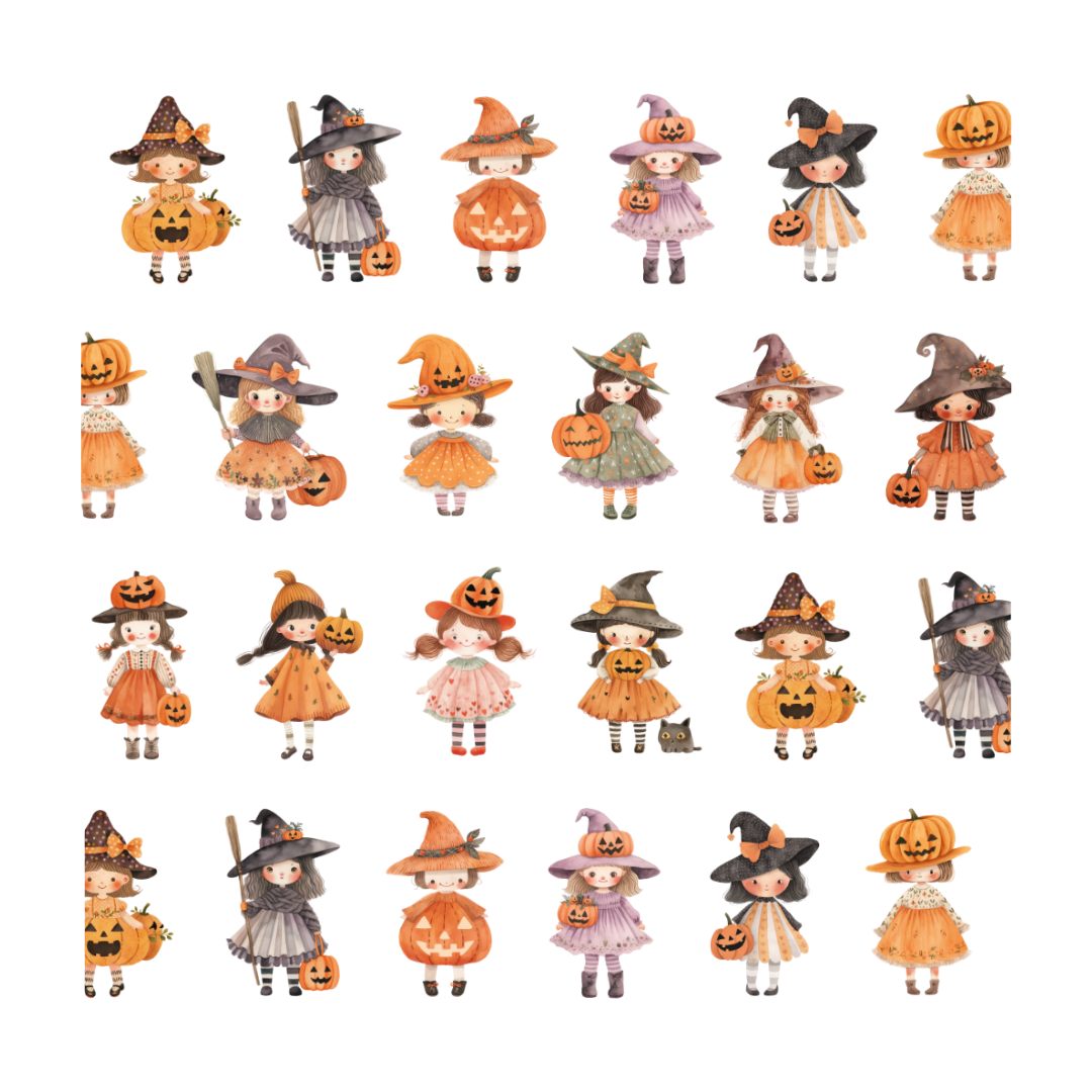 Penpaling Paula - Muñecas de Halloween - Cinta PET