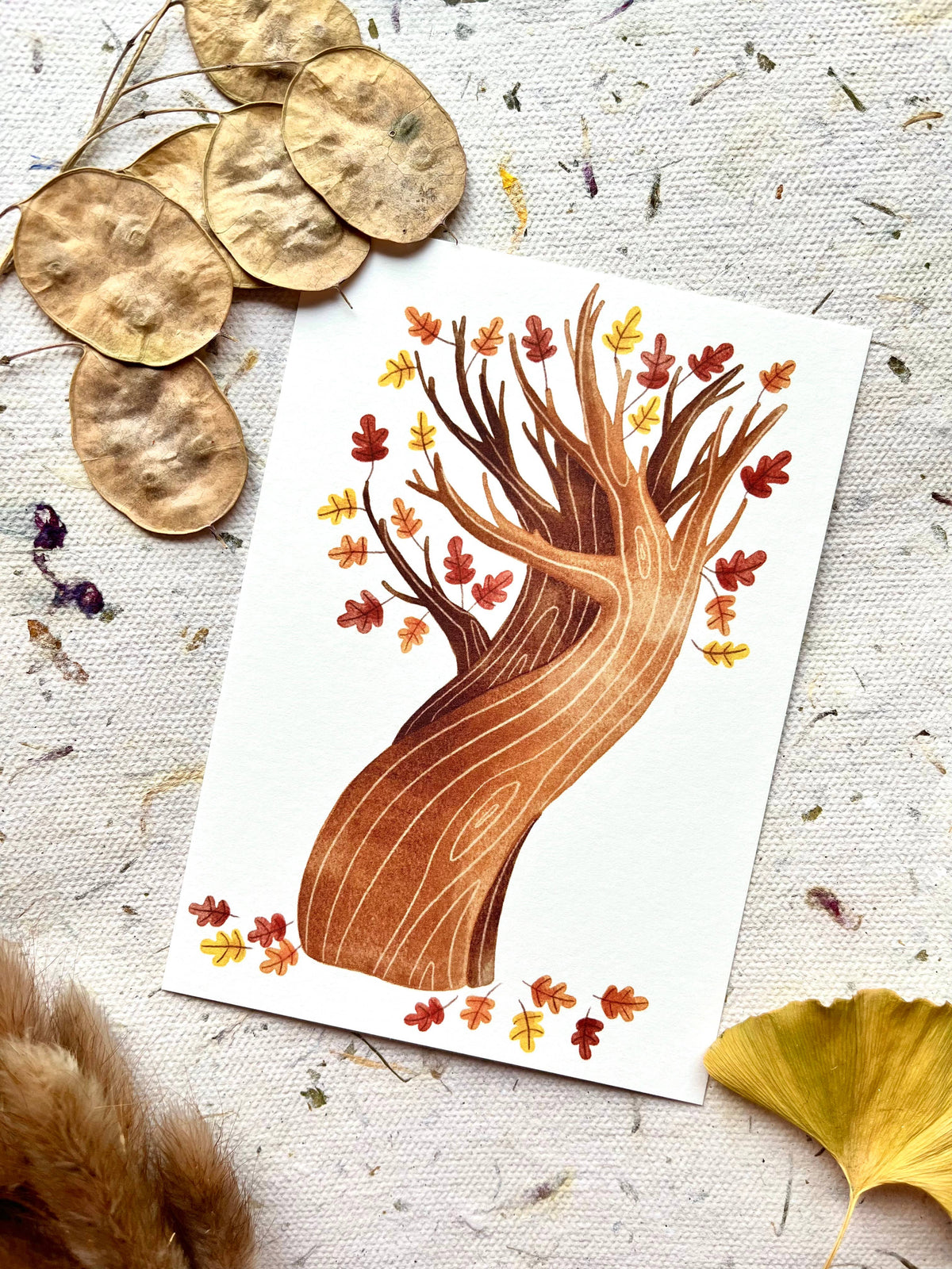 Nikki Dotti - Postal - Autumn Tree