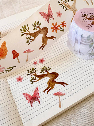 Nikki Dotti - Washi Tape PRECORTADO - Primavera