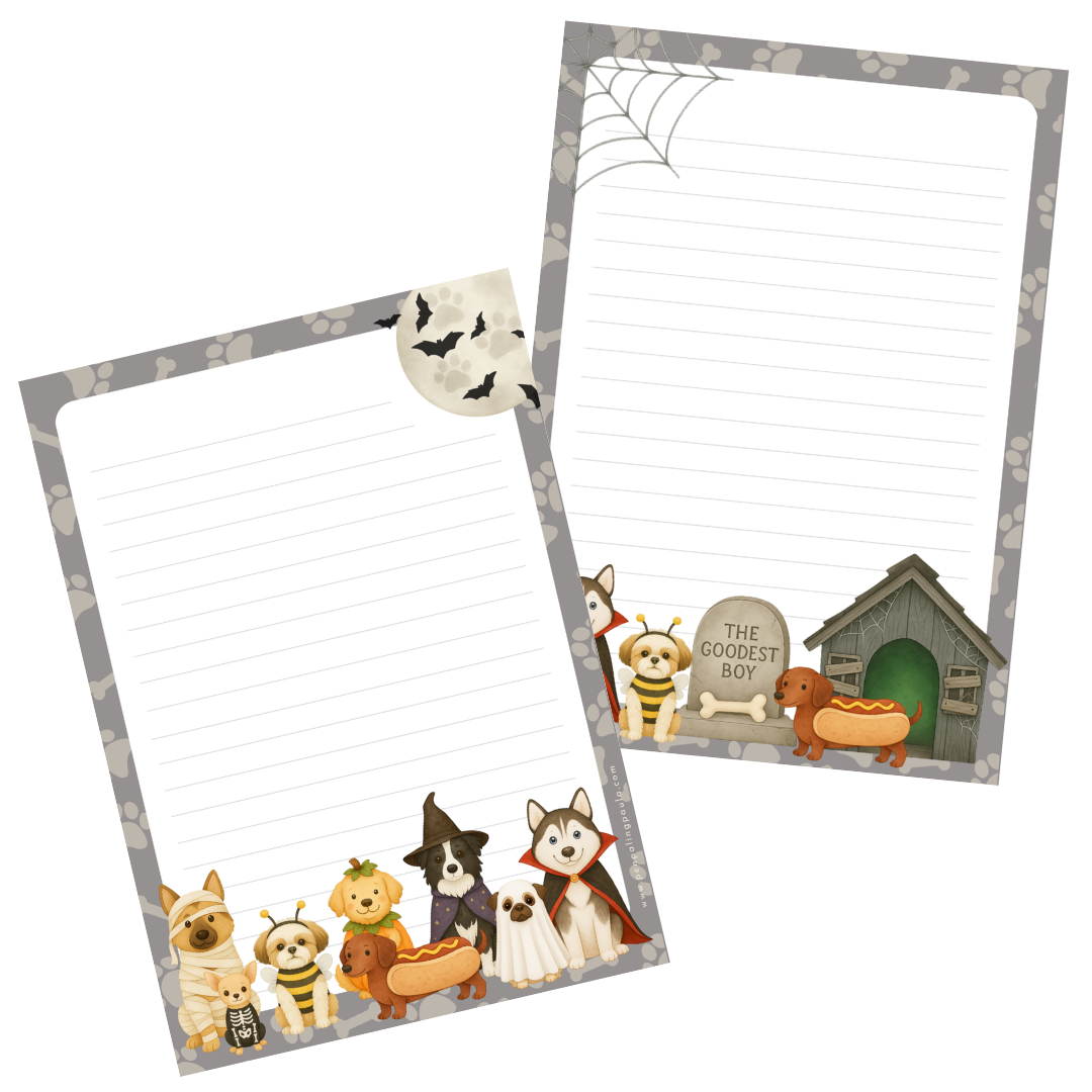 Penpaling Paula - Feliz Howl-o-ween - Bloc de Notas