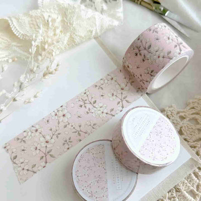 Leela Journals - Washi Tape 30mm - Pink Sakura Floral