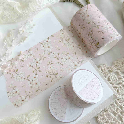 Leela Journals - Washi Tape 60mm - Pink Sakura Floral