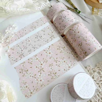 Leela Journals - Washi Tape 30mm - Pink Sakura Floral