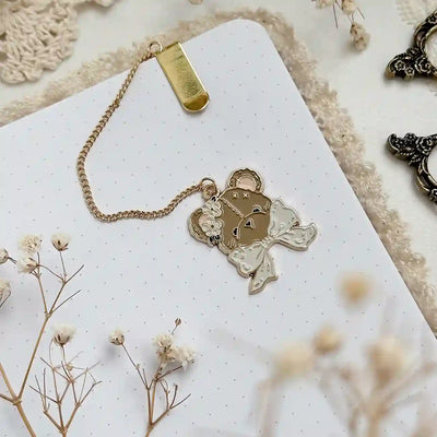 Leela Journals - Marcapáginas esmaltado - Teddy Bear
