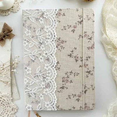 Leela Journals - Cuaderno B5 Puntos - Encaje y Rosas
