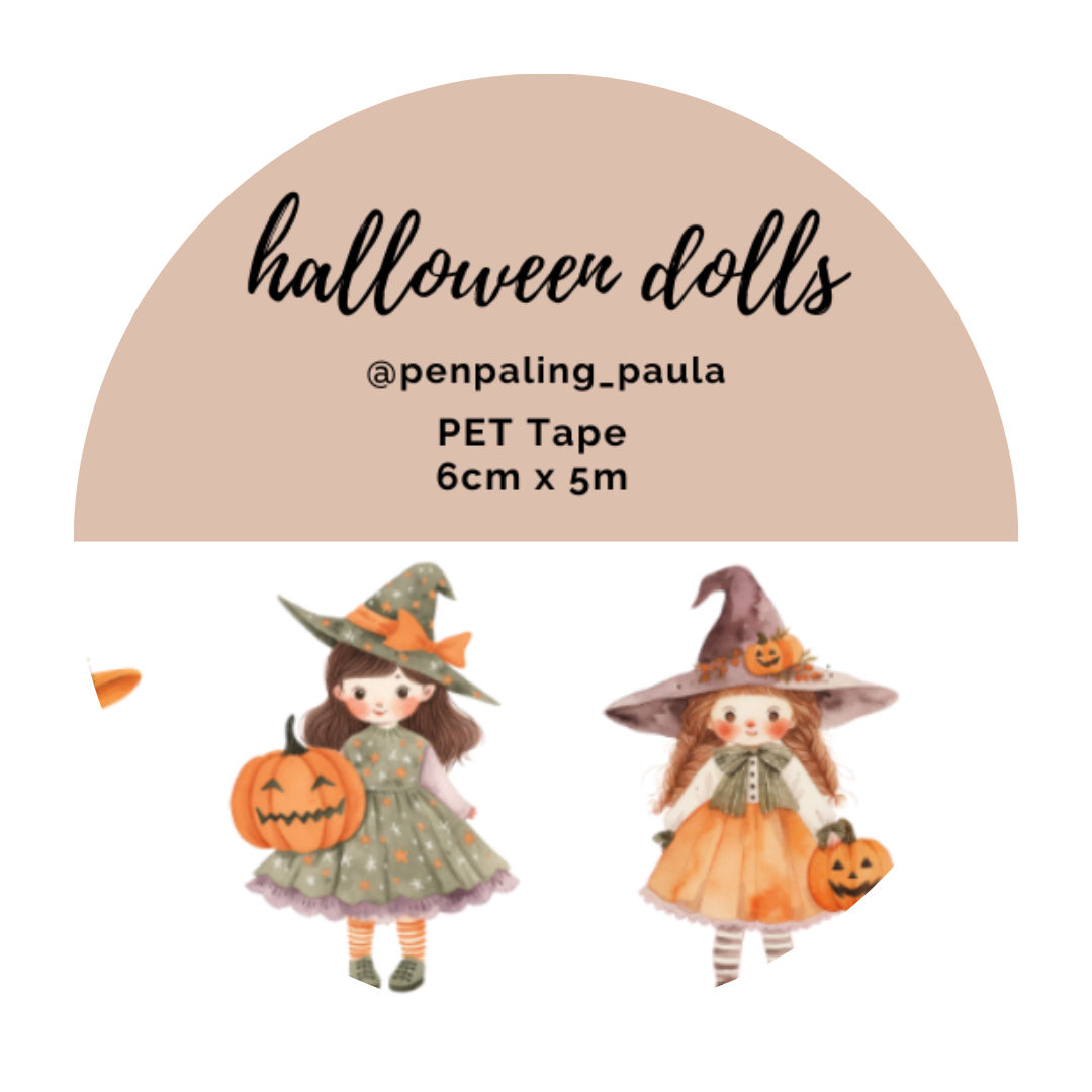 Penpaling Paula - Muñecas de Halloween - Cinta PET