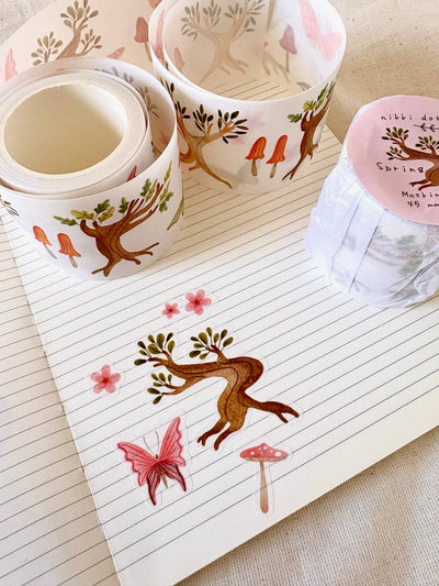 Nikki Dotti - Washi Tape PRECORTADO - Primavera