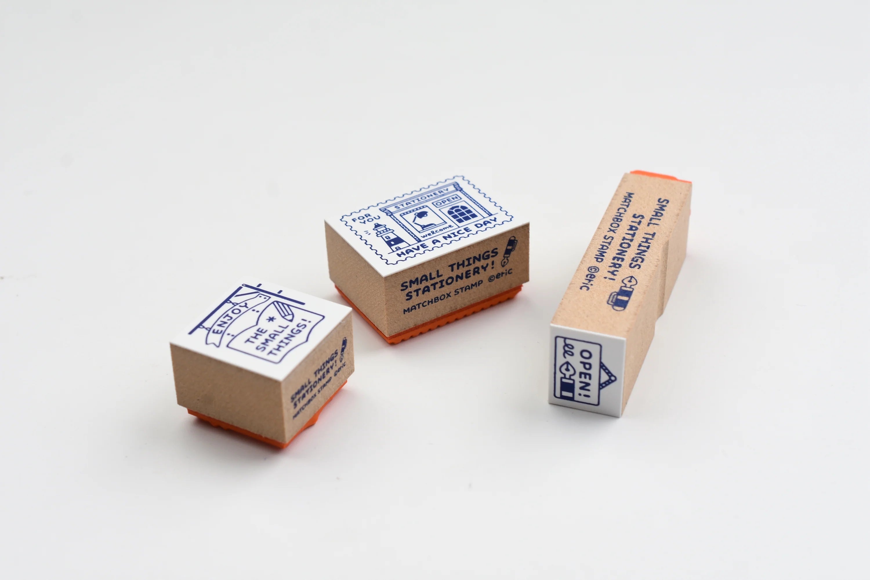 Eric Small Things - Set 3 Sellos de Madera - Have a Nice Day