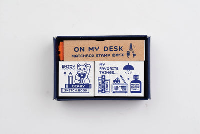 Eric Small Things - Set 3 Sellos de Madera - On My Desk