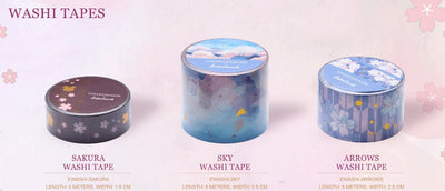 EsterBrook x SakuraDragon - Washi Tape - Sakura Street - 3 Modelos