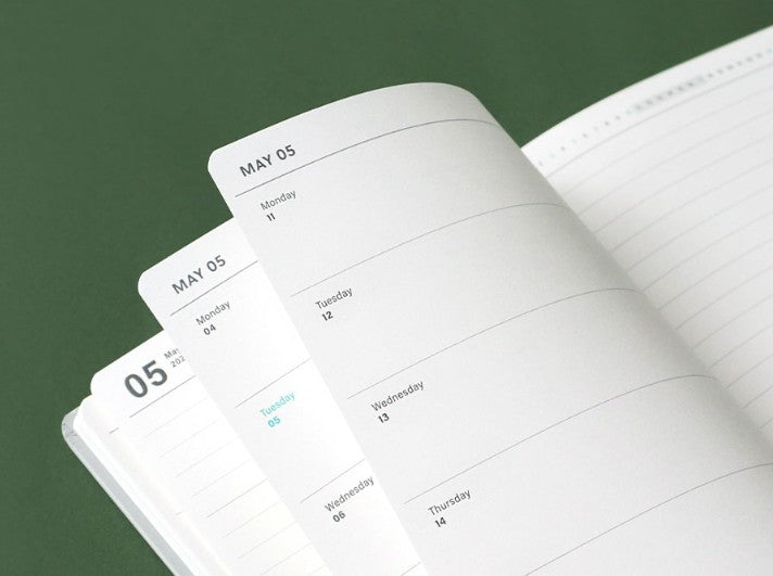 Iconic - Agenda Anual 2026 - Semana Vista - Flow Diary - Navy